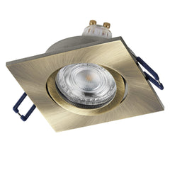 4058075853638 - Zapuštěné bodové svítidlo LED čtvercové nastavitelné Click 4.5W, Zelená mosaz - Reflektor - Czechia LEDVANCE e - shop