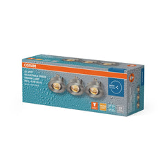 4058075854215 - Zapuštěné bodové svítidlo s žárovkou GU10 IP65 Press 4,5W, Saténový nikl - Reflektor - Czechia LEDVANCE e - shop