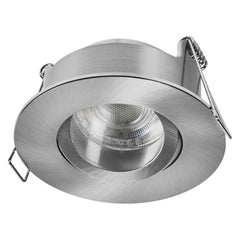 4058075854277 - Zapuštěné bodové svítidlo s žárovkou GU10 IP65 Press 4,5W, Saténový nikl Studená Bílá - Reflektor - Czechia LEDVANCE e - shop