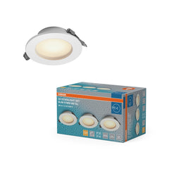 4058075854314 - Zapuštěné podhledové LED svítidlo IP44 Slim 4,5W, Kovové, Bílé - Podhledové svítidlo - Czechia LEDVANCE e - shop