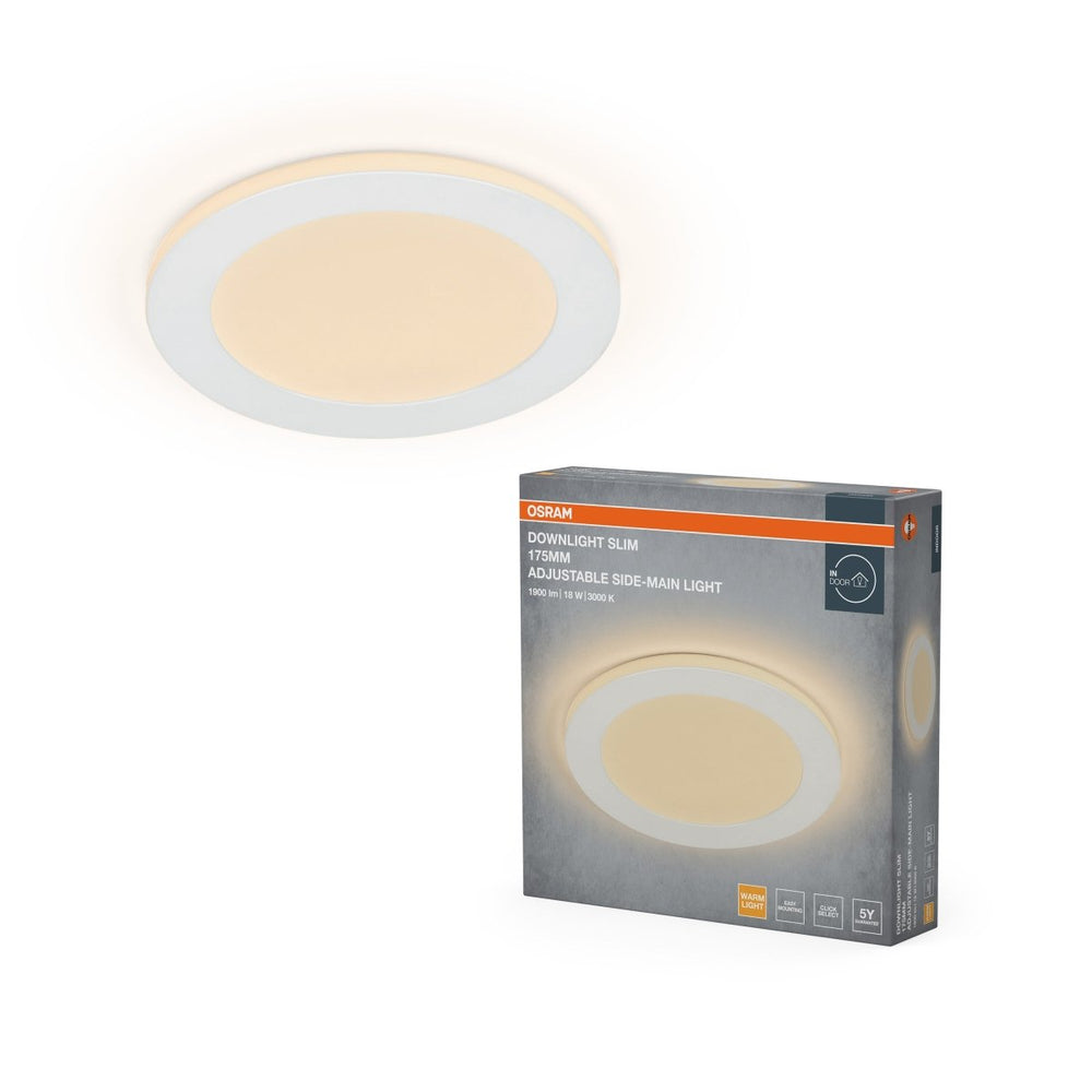 Zapuštěné podhledové LED svítidlo Side-Mainlight 18W, Teplá Bílá