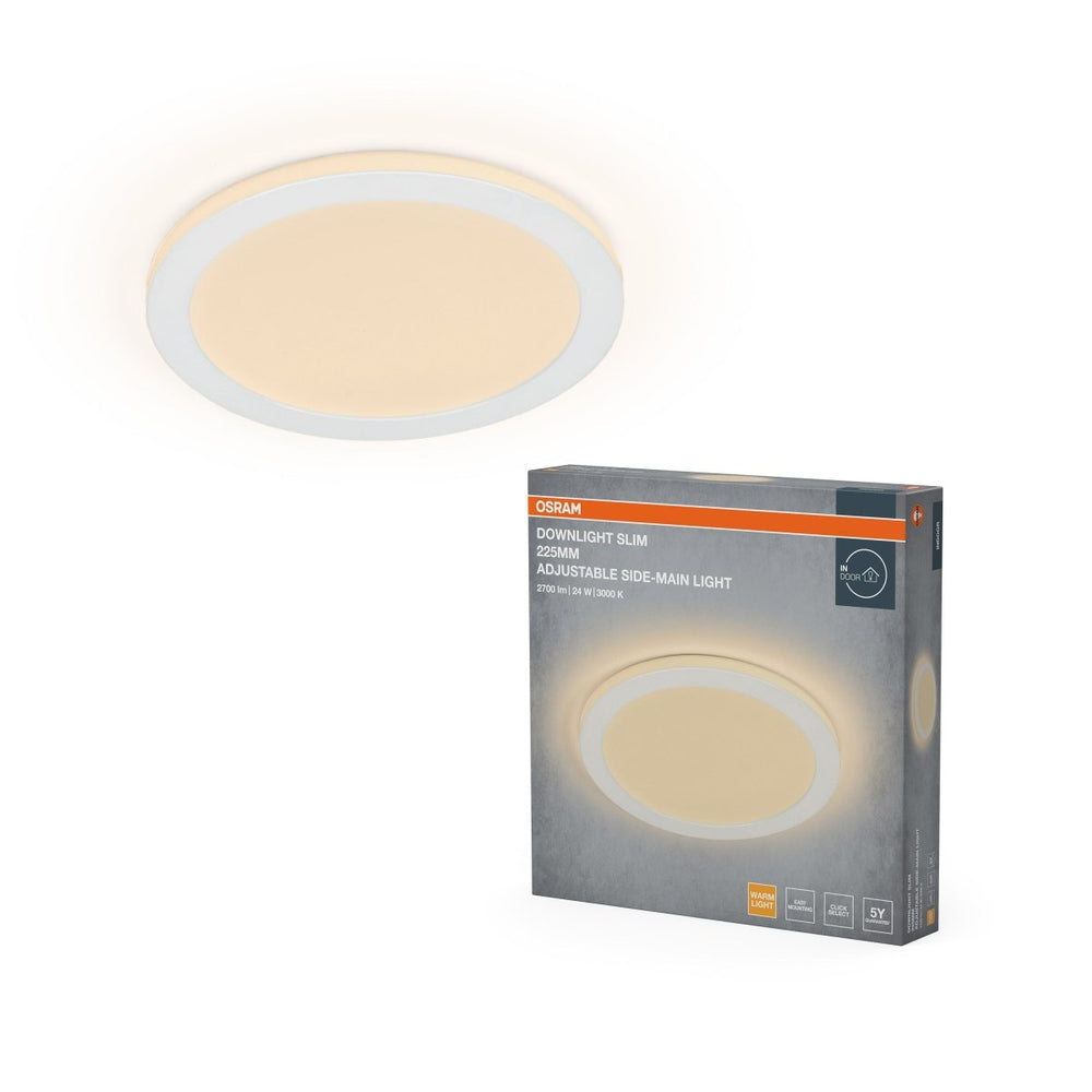 Zapuštěné podhledové LED svítidlo Side-Mainlight 24W, Teplá Bílá