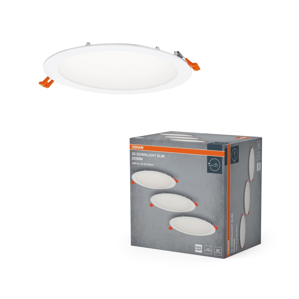 4058075853911 - Zapuštěné úzké podhledové LED svítidlo Slim 22W, Studená Bílá - Podhledové svítidlo - Czechia LEDVANCE e - shop