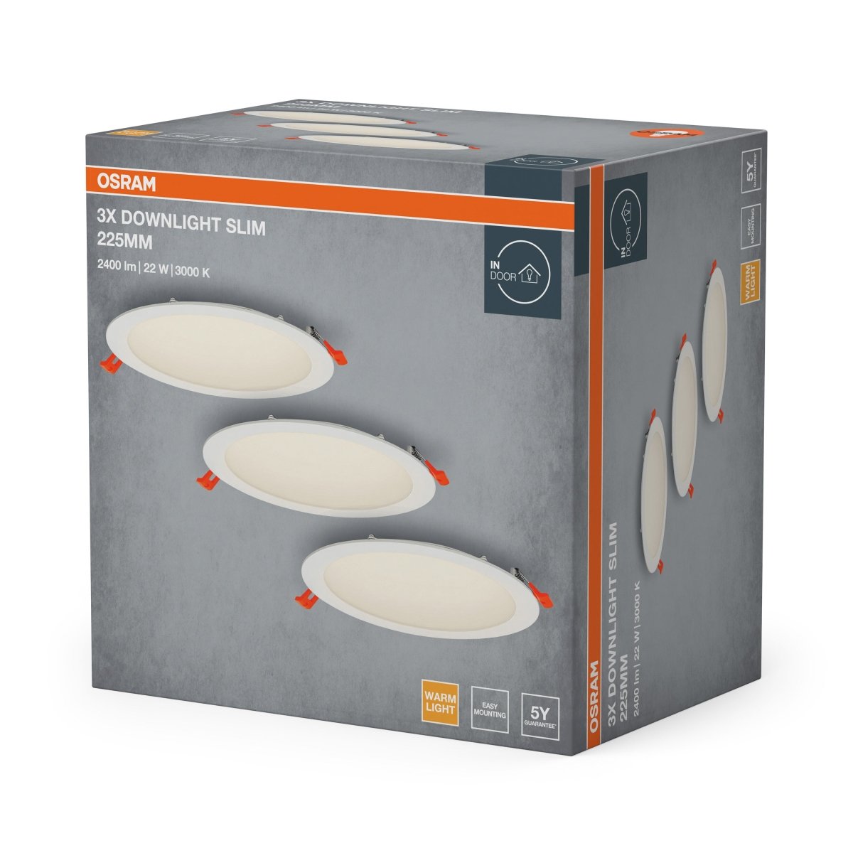 4058075853850 - Zapuštěné úzké podhledové LED svítidlo Slim 22W, Teplá Bílá - Podhledové svítidlo - Czechia LEDVANCE e - shop