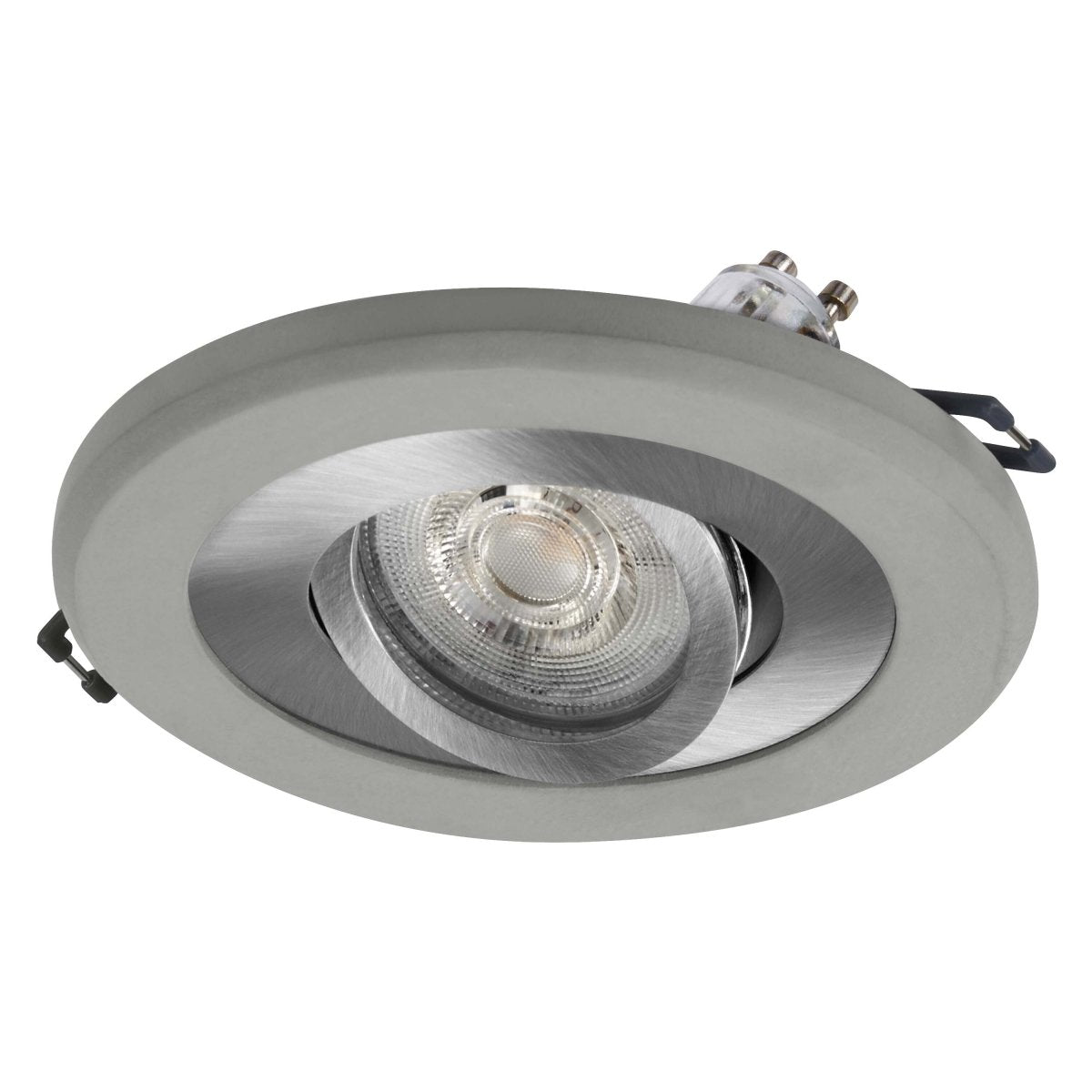 4058075853997 - Zapuštěný bodový reflektor Concrete 4,5W, Světlý beton, Saténový nikl - Reflektor - Czechia LEDVANCE e - shop