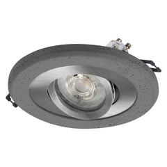 4058075854017 - Zapuštěný bodový reflektor Concrete 4,5W, Tmavý beton, Saténový nikl - Reflektor - Czechia LEDVANCE e - shop