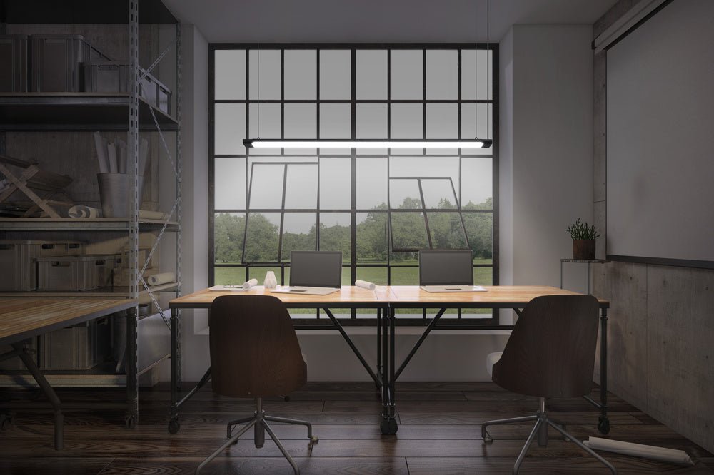 4058075843646 - Závěsné stropní svítitidlo černé 40W OFFICE 1.2m, studená bílá - Stropní svítidlo - LEDVANCE e - shop