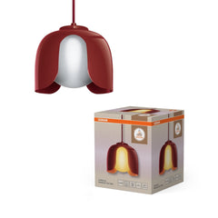 4058075849143 - Závěsné svítidlo Corolle, 1x E27, Červené - Czechia LEDVANCE e - shop