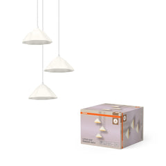 4099854460517 - Závěsné svítidlo Decor Lotus Leaf 3xE14, Bílé - Závěsné - Czechia LEDVANCE e - shop