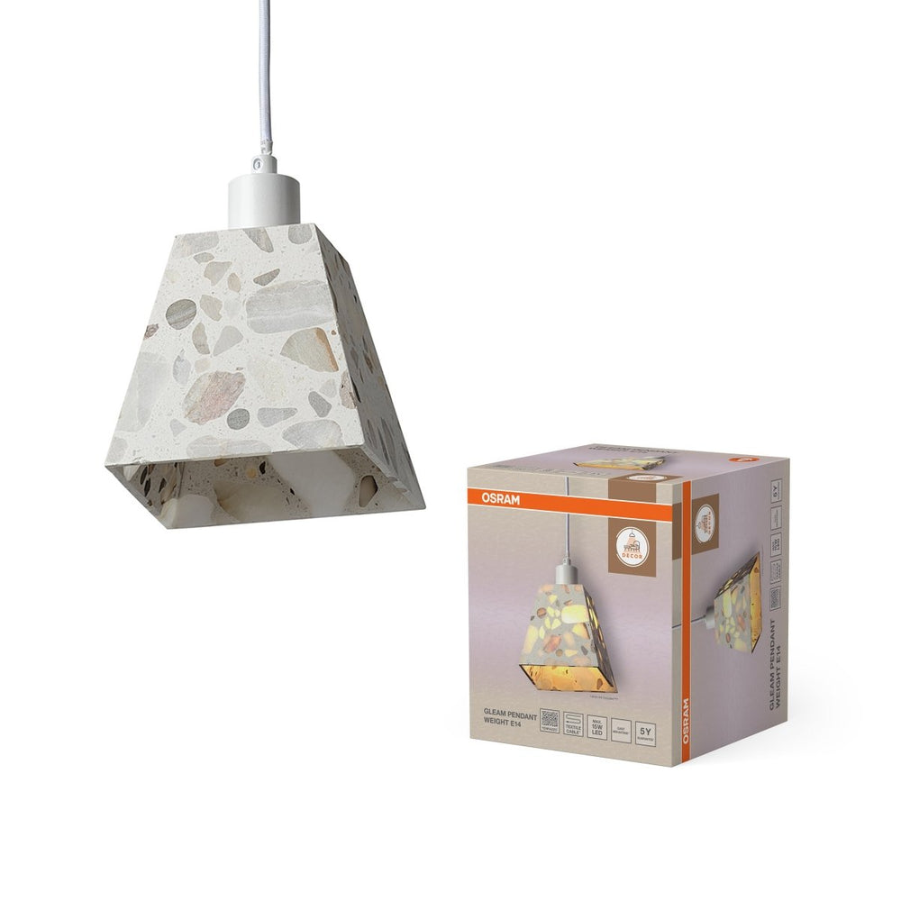 Závěsné svítidlo Gleam Weight, 1x E14, Bílé