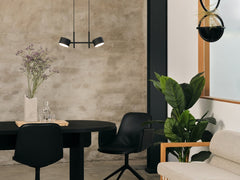 4058075846609 - Závěsné svítidlo Kyoto (2 svítidla), 20W, Teplá bílá, Click stmívatelné, Černé - Czechia LEDVANCE e - shop