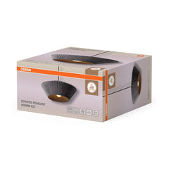 4058075848061 - Závěsné svítidlo Stripes 405mm, 1x E27, Tmavě šedé - Czechia LEDVANCE e - shop