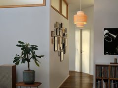 4058075846845 - Závěsné svítidlo Wrap Cylinder, 1x E27, Béžové - Czechia LEDVANCE e - shop