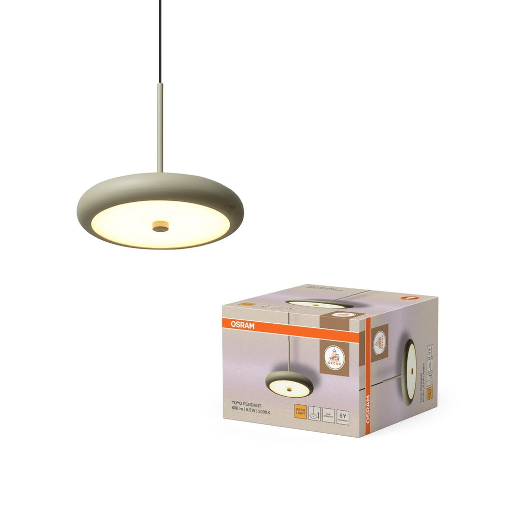 Závěsné svítidlo Yoyo, 6.5W, Teplá bílá, Béžové