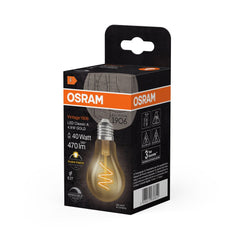4058075836600 - Zlatá LED žárovka E27 4.9W VINTAGE GLOBE CLASSIC A, teplá bílá - Žárovka - LEDVANCE e - shop