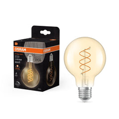 4058075836846 - Zlatá LED žárovka E27 8W VINTAGE GLOBE, teplá bílá - Žárovka - LEDVANCE e - shop