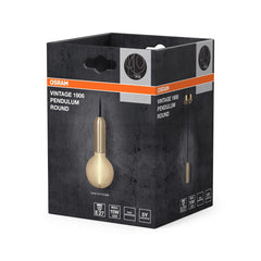 4099854419553 - Zlaté stropní svítidlo E27 max 15 W VINTAGE ROUND OSRAM - Lustr - LEDVANCE e - shop