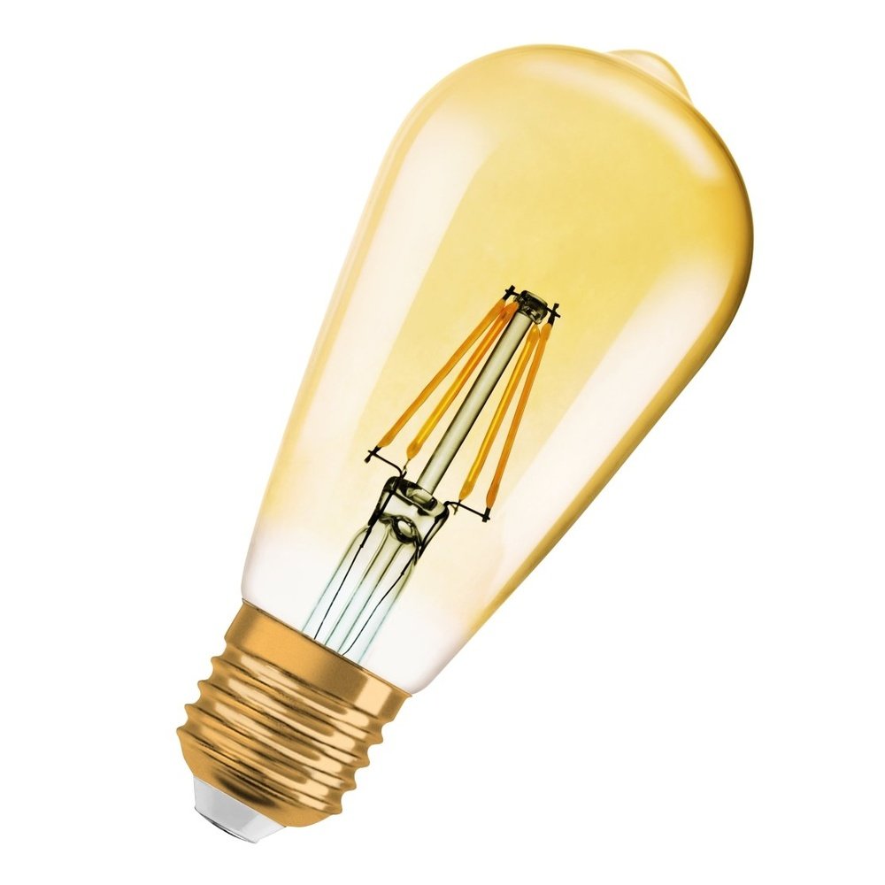 4058075754713 - 2 ks vintage LED stmívatelná žárovka E27 6,5 W EDISON, teplá bílá - Žárovka - LEDVANCE e-shop
