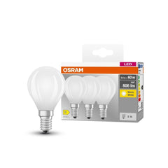 4058075592599 - 3 ks matná mini LED žárovka E14 5,5 W CLASSIC P, teplá bílá - Žárovka - LEDVANCE e-shop