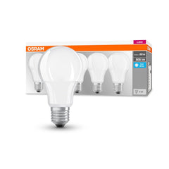 4058075152632 - 5 ks matná LED žárovka E27 8,5 W BASE CLASSIC studená bílá - Žárovka - LEDVANCE e-shop