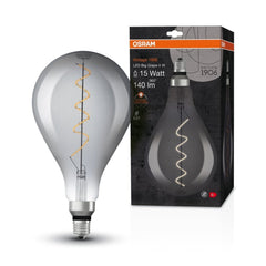 4058075269903 - Černá LED spirálovitá žárovka E27 4 W VINTAGE, teplá bílá - Žárovka - LEDVANCE e-shop