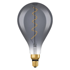 4058075269903 - Černá LED spirálovitá žárovka E27 4 W VINTAGE, teplá bílá - Žárovka - LEDVANCE e-shop