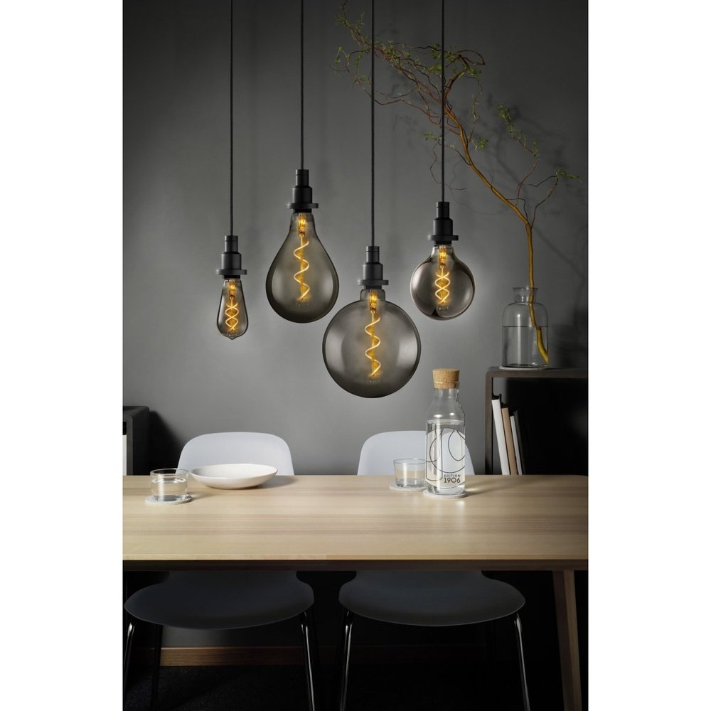 4058075269903 - Černá LED spirálovitá žárovka E27 4 W VINTAGE, teplá bílá - Žárovka - LEDVANCE e-shop