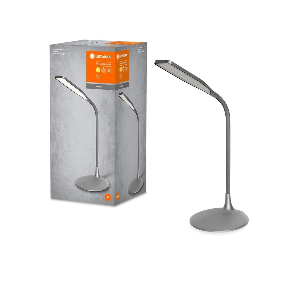 Černá stmívatelná LED stolní lampa 5 W 3000 K PANAN, teplá bílá