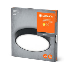 4058075832831 - Černé LED stropní svítidlo 24 W MOIA 380 mm, teplá bílá - Stropní svítidlo - LEDVANCE e-shop
