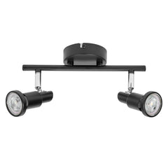 4058075828780 - Černé LED stropní svítidlo GU10 6,8 W 2 SPOT, teplá bílá - Stropní svítidlo - LEDVANCE e-shop