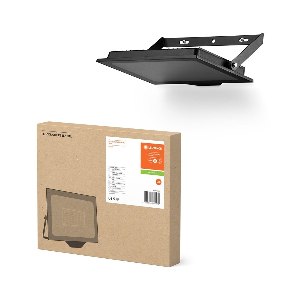 Venkovní LED reflektor ESSENTIAL IP65 100 W, studená bílá