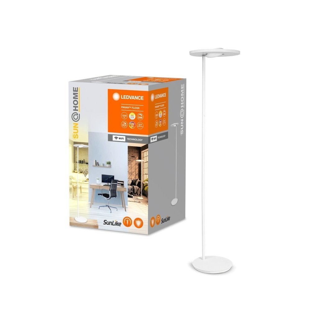 4058075575899 - Chytrá WiFi LED stojící lampa PANAN FLOOR, laditelná bílá - Stojací lampa - LEDVANCE e-shop