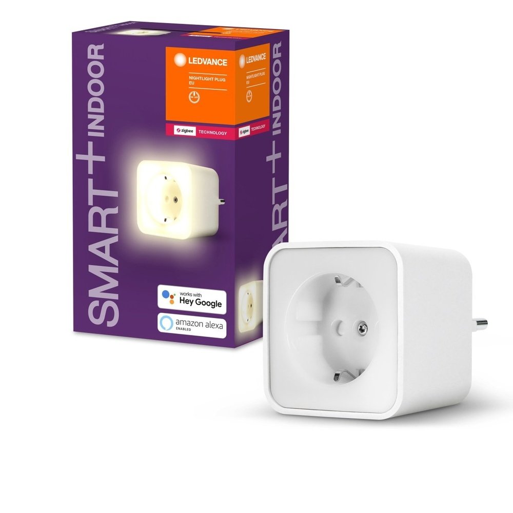 Chytrá zigbee svíticí zásuvka NIGHTLIGHT EU