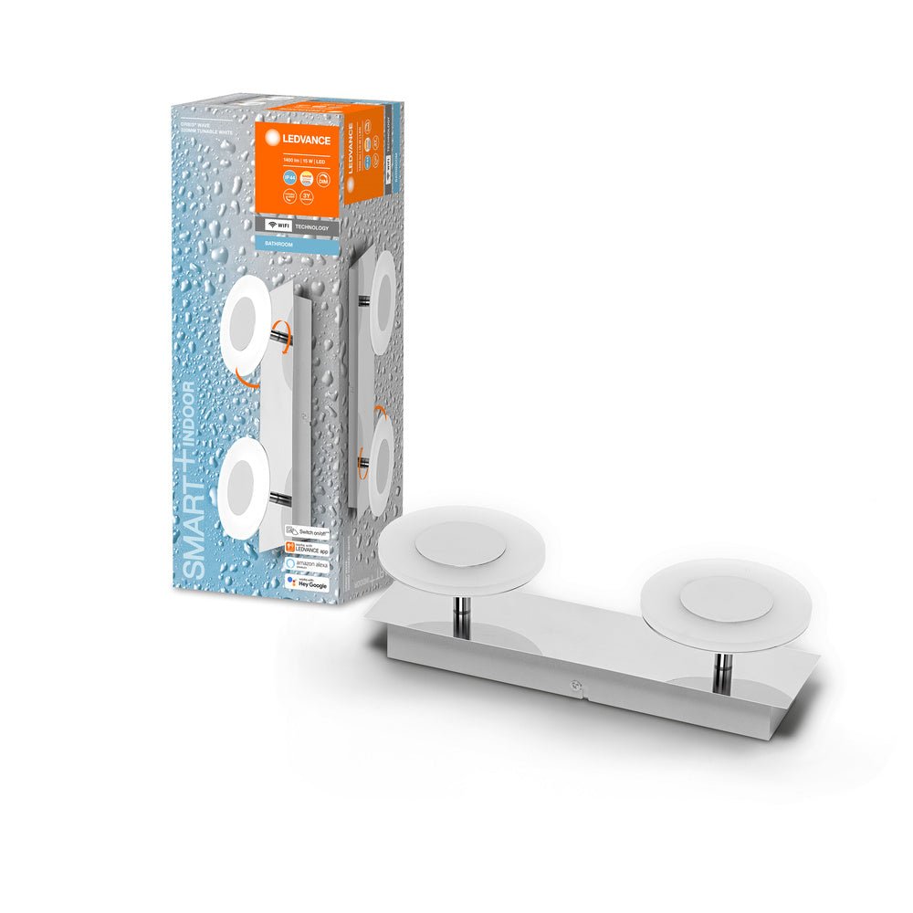 Chytré WiFi LED nástěnné světlo WAVE, zvýšené krytí IP44