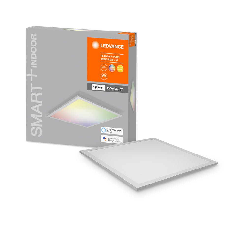 Chytré WiFi LED RGBW Stropní světlo PLANON 450x450