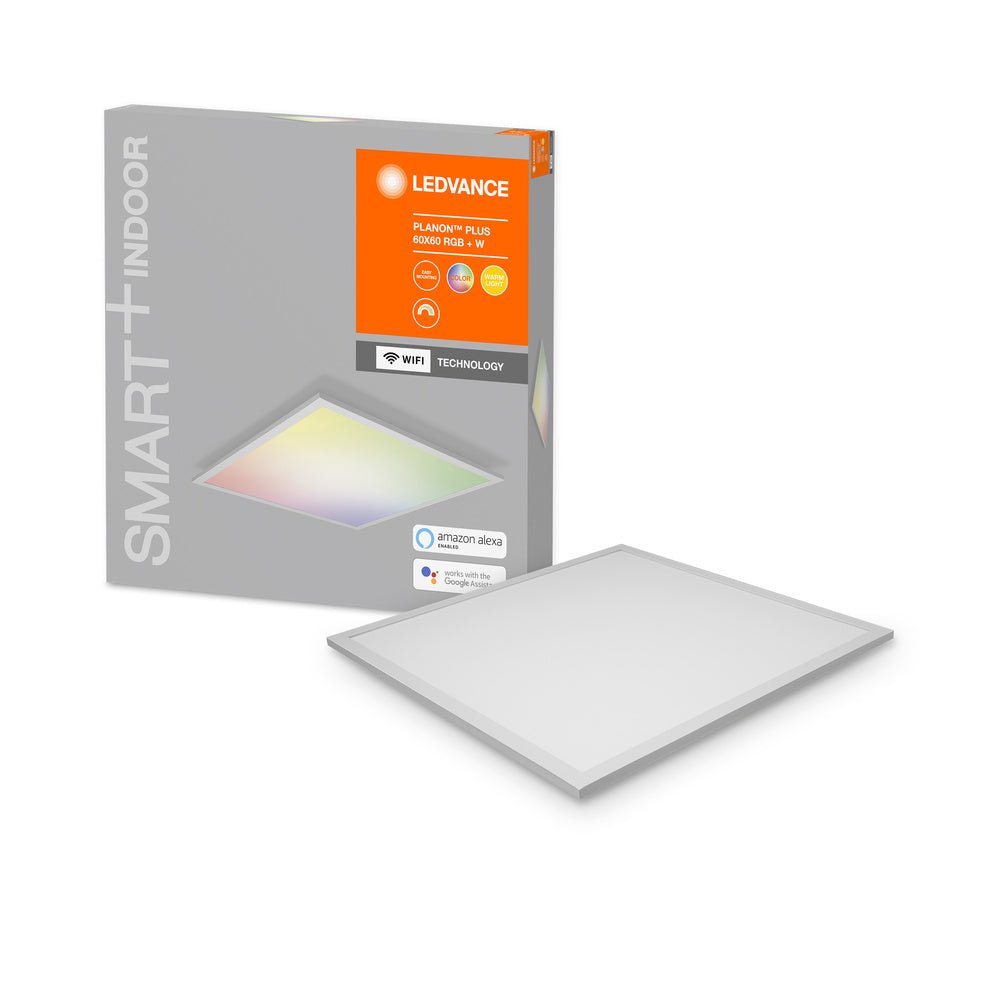 Chytré WiFi LED RGBW Stropní světlo PLANON 600X600