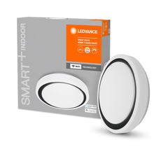 4058075486362 - Chytré WiFi LED světlo MOON 380 černé, nastavitelná bílá - Stropní svítidlo - LEDVANCE e-shop