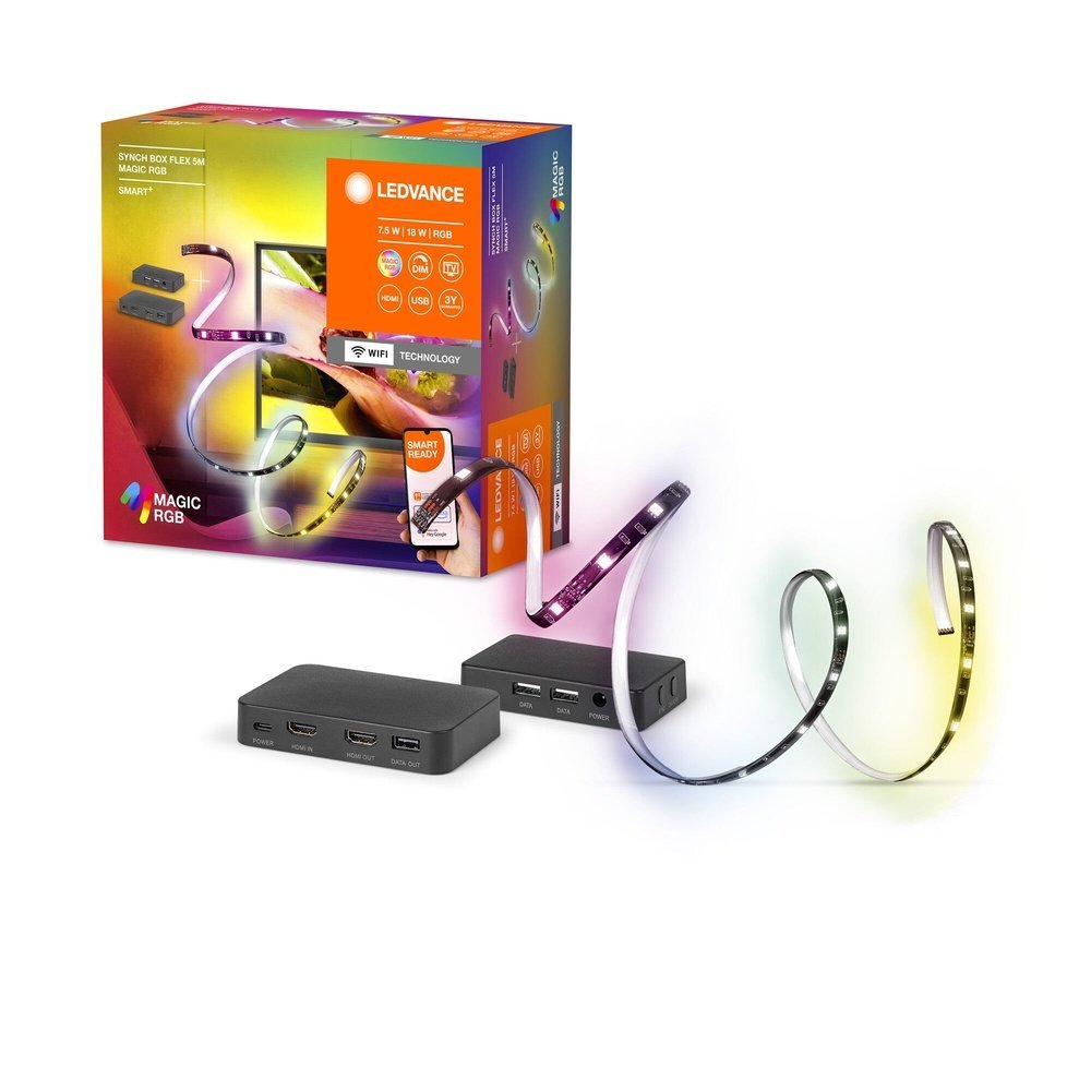 Chytrý WiFi LED RGB pásek + synchronizační boxy MAGIC 5m