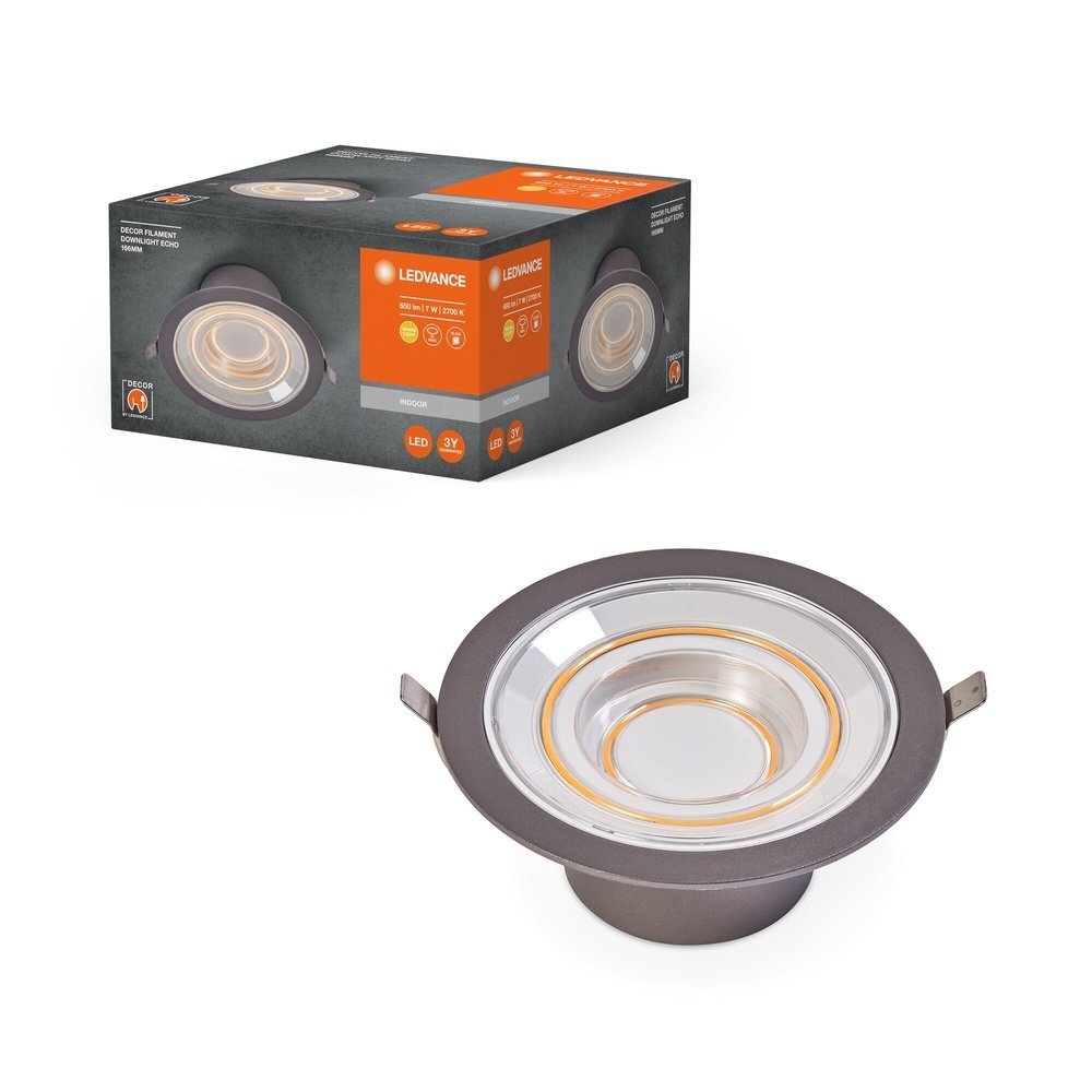 Dekorativní LED podhledové svítidlo 7 W ECHO, teplá bílá