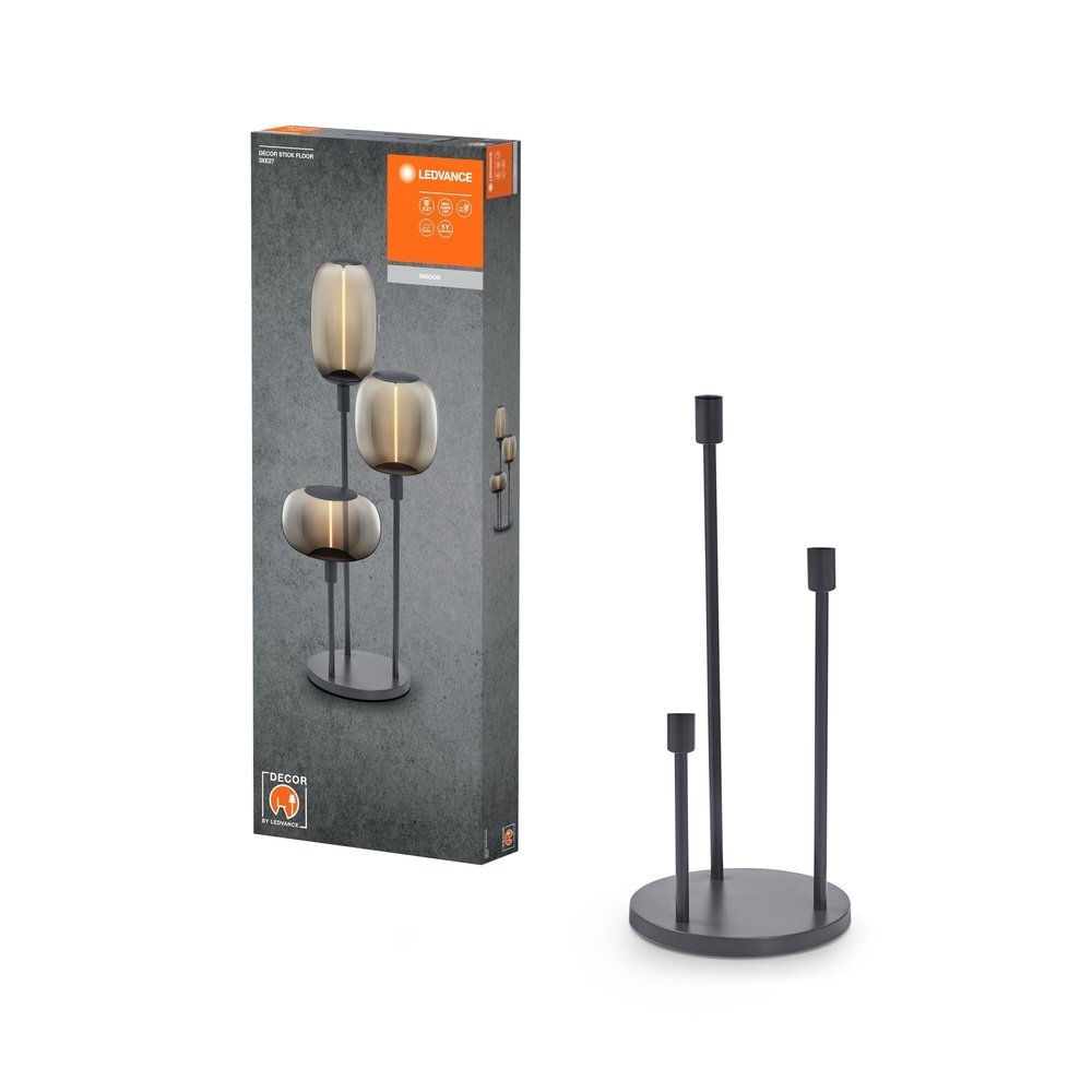 Dekorativní stojací lampa E27 780 mm 3 STICK FLOOR