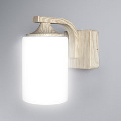4058075392625 - Designové nástěnné svítidlo CYLINDER E27, matné, dekor dřevo - Nástěnné venkovní svítidlo - LEDVANCE e-shop