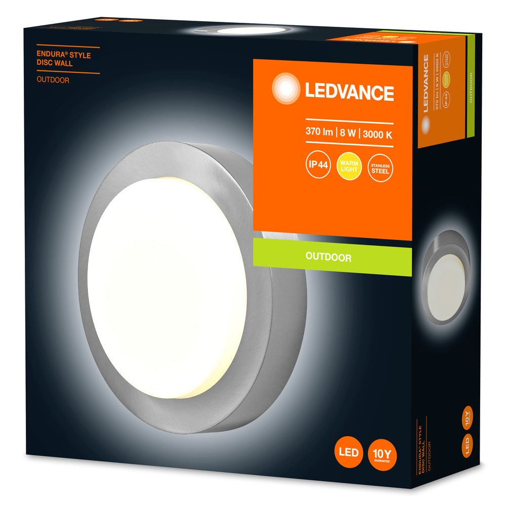 4058075564121 - Designové venkovní LED světlo ENDURA STYLE DISC - Nástěnné venkovní svítidlo - LEDVANCE e-shop