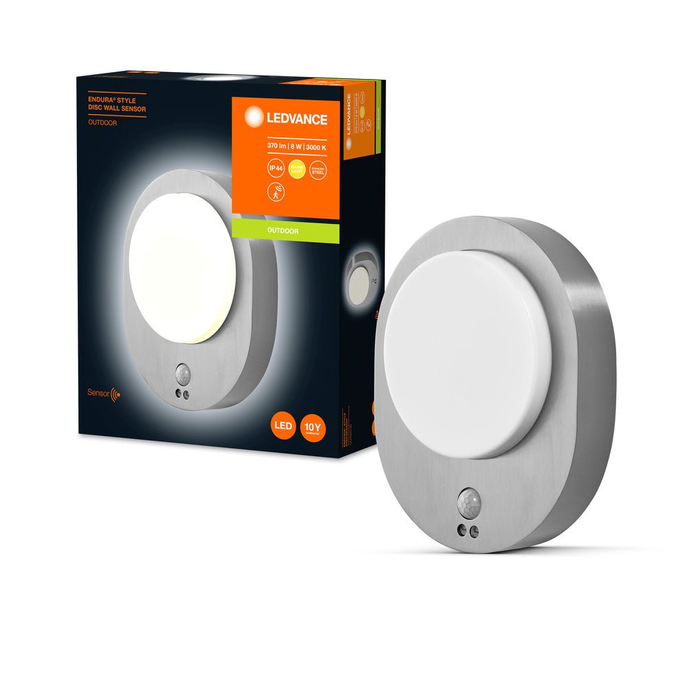 Designový venkovní LED senzor ENDURA STYLE DISC
