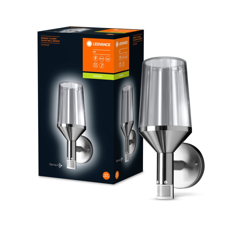 Elegantní venkovní nástěnné LED svítidlo CALICE WALL, senzor