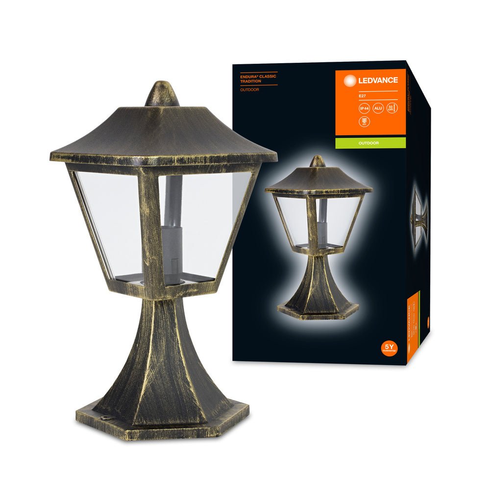 Industriální venkovní LED sloupek ENDURA CLASSIC teplá bílá
