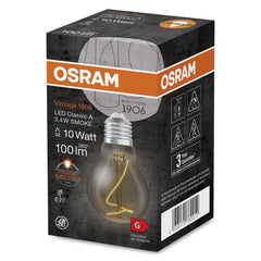 4058075760912 - Klasická LED žárovka E27 3,4 W VINTAGE, teplá bílá - Žárovka - LEDVANCE e-shop