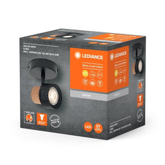 4058075828667 - Korkové LED nástěnné svítidlo GU10 3,4 W DECOR, teplá bílá - Nástěnné svítidlo - LEDVANCE e-shop