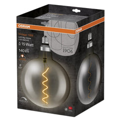 4058075270046 - Kouřová LED stmívatelná žárovka E27 4 W GLOBE VINTAGE, teplá bílá - Žárovka - LEDVANCE e-shop