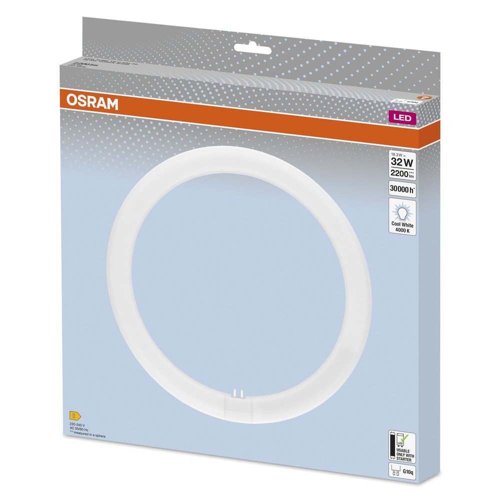 4099854042683 - Kruhový LED světelný zdroj G10q 18,3 W TUBE, studená bílá - Žárovka - LEDVANCE e-shop