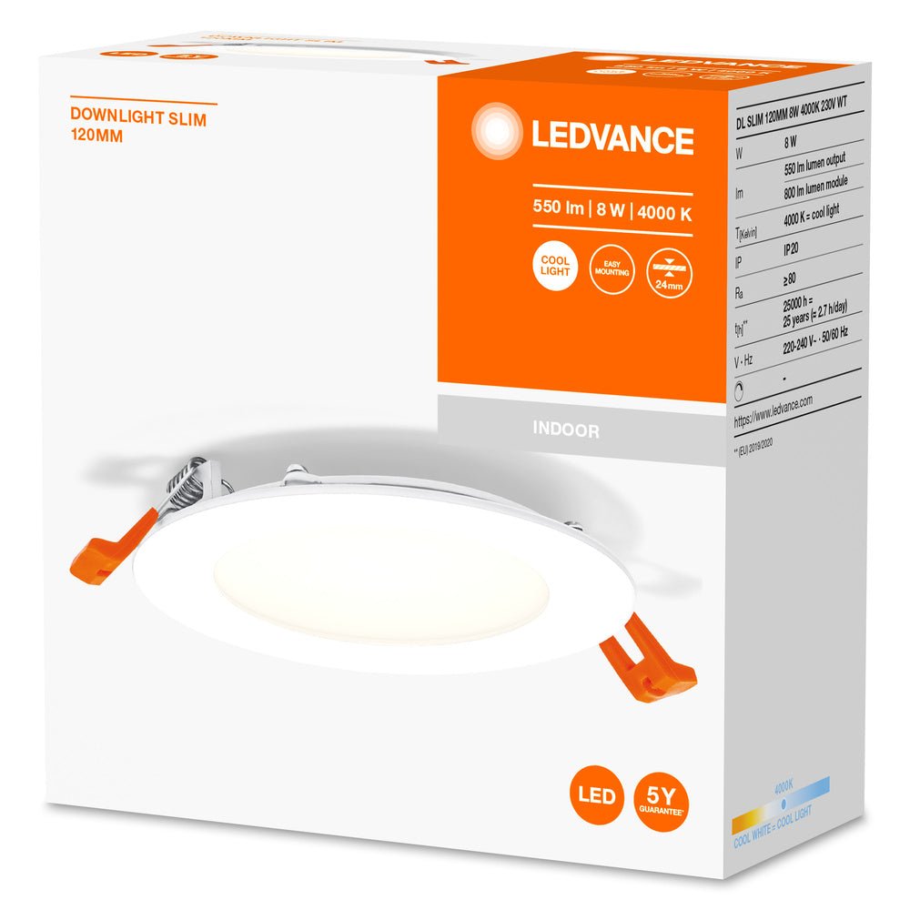 4058075573130 - LED bodovka 8W 4000K DOWNLIGHT 120 nastavitelná bílá - Podhledové svítidlo - LEDVANCE e-shop